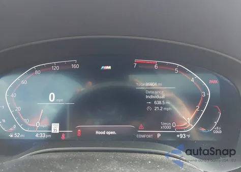 2020 BMW 530I из США, поврежденный, VIN WBAJR3C0XLWW78406